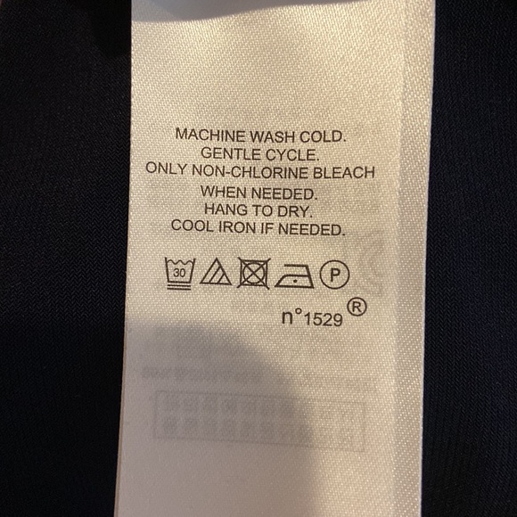 NWT Ralph Lauren Long Sleeve Navy and Red Dress 2P - Picture 13 of 13